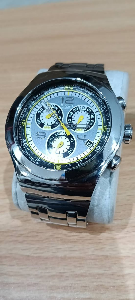FOR SALE ORIGINAL RARE SWATCH 007 JAMES BOND JAWS CHRONOGRAPH IRONY V8 SPORTS MEN'S WATCH FOR SIZE 47 M MADE IN SWISS
بيع ساعه سواتش اوريجينال سويسري جيمس بوند استعمال بحاله الفبريكا اوستيك اوريجينال كامل للتواصل عبر الماسينجر او الاتصال على الموبيل ٠١٠٦٧٤٩٦٢٨٢


**إذا كنت صاحب هذا الإعلان وتريد حذفه لأي سبب، رجاءا أرسل رسالة إلى الدعم الفني**