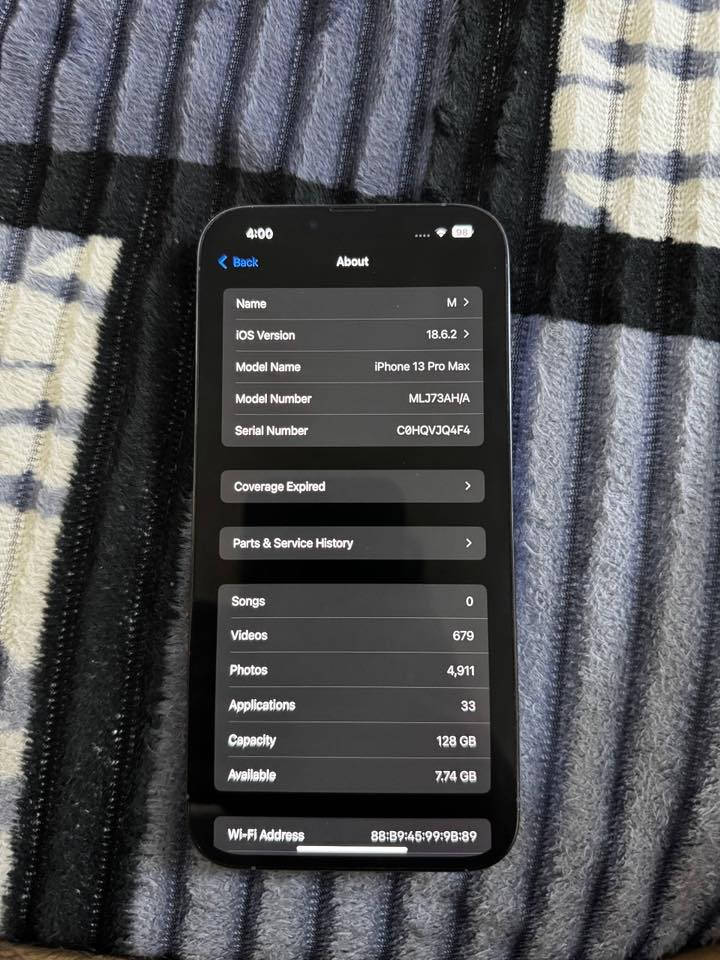 ايفون 13 برو ماكس
نسخة شرق اوسط 

لون بحري 

ذاكره 128 

تك 

بطاريه 78 

ضهرة مكسور وسماعة الخارجية صوته ناصي   

سعر 550

مكان كربلاء  

***********
