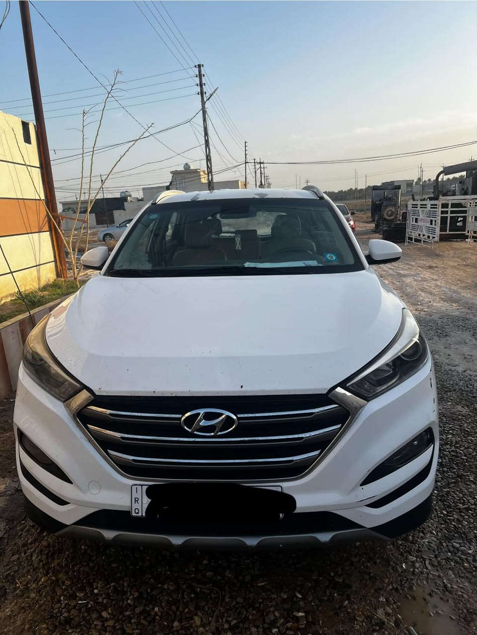 السلام عليكم ورحمه الله وبركاته للبيع توسان موديل 2017 أمريكي رقم نكليزي سنويه مجدده المكان ديالى بعقوبه تقاطع القدس الاستفسار ***********
