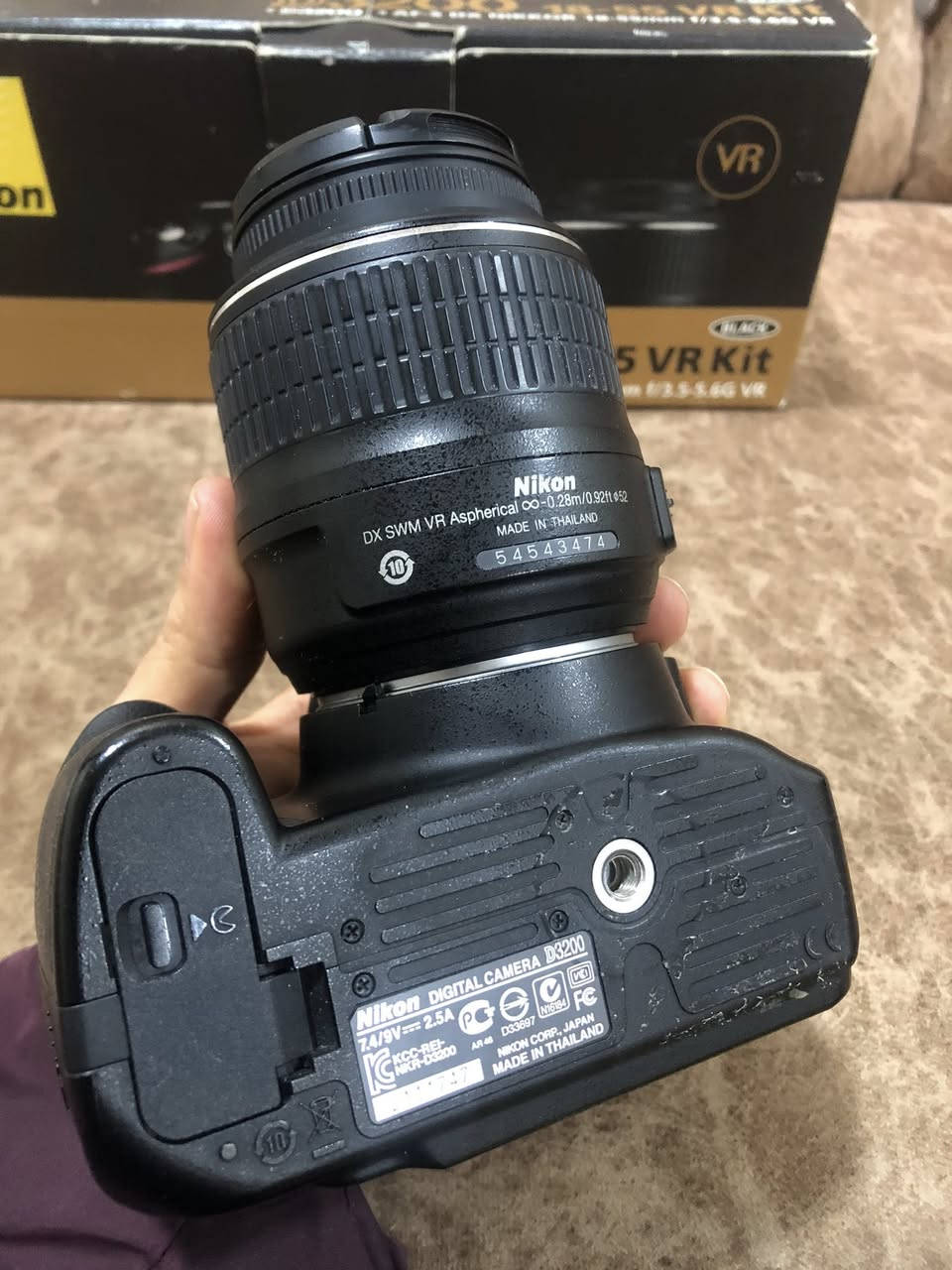 Nikon 3200
Lenz 18-55

کارتون و شەحن لەگەلیدایە 

زۆر خاوێنەبو گەیاندن بۆ هەموو جێگایەک هەیە


**إذا كنت صاحب هذا الإعلان وتريد حذفه لأي سبب، رجاءا أرسل رسالة إلى الدعم الفني**