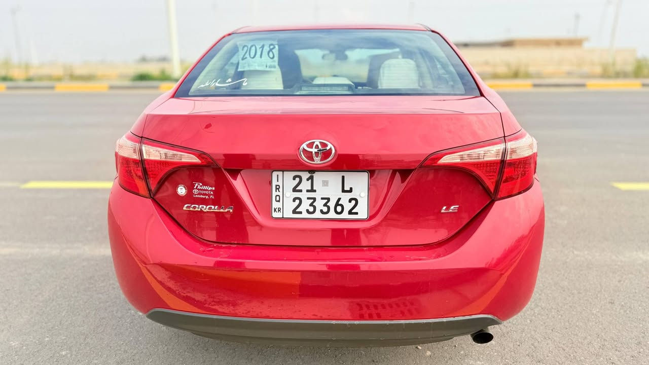 سلام عليكم اخوتي العزاز
كورلا موديل 18 LE اللون ماروني السيارة بدون صبغ ضررها فقط بارد بالجاملغ وبنيد بدون دواخل حجر رادار بلادي السيارة داخل عسلي شرط ماشية 55 ميل حقيقي....
السعر 155$ وبي مجال 
***********
