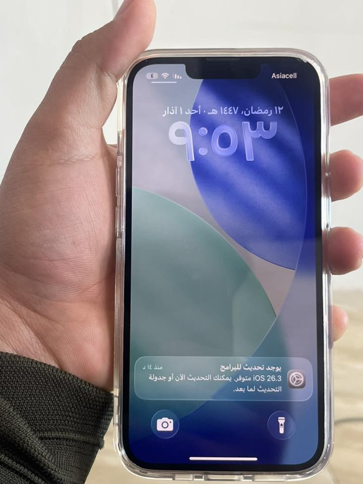 السلام عليكم ايفون ١٣عادي جهاز وتر مداخل تصليح فقط بطاريه ٧٣وصرفه طبيعي ذاكره ١٢٨كارتون كامل ملحقات جهاز شخط واحد مابي جديد بمعنى الكلمه وانطيك ويا ١٠كفرات سعر كلش مناسب رسلني واتساب ***********عندي توصيل
