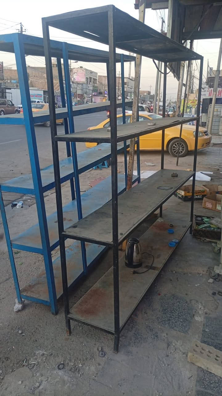 رفوف حديد قوي مترتين في متر وتسعين
القطعه ب ٥٠ بس الاسود تفصال ٧٥ بغداد الزعفرانيه


**إذا كنت صاحب هذا الإعلان وتريد حذفه لأي سبب، رجاءا أرسل رسالة إلى الدعم الفني**