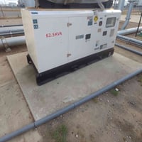 مولد قدرة 62,5 KVA محرك ريكاردو كاتم  مع هدية مقدمة من الشركة خزان 100...