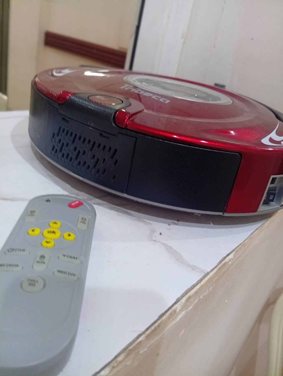 جهاز روبوت للكنس
السعر ١٤٠ وبي مجال قليل 
اصلي النوعيه اليابانيه


**إذا كنت صاحب هذا الإعلان وتريد حذفه لأي سبب، رجاءا أرسل رسالة إلى الدعم الفني**