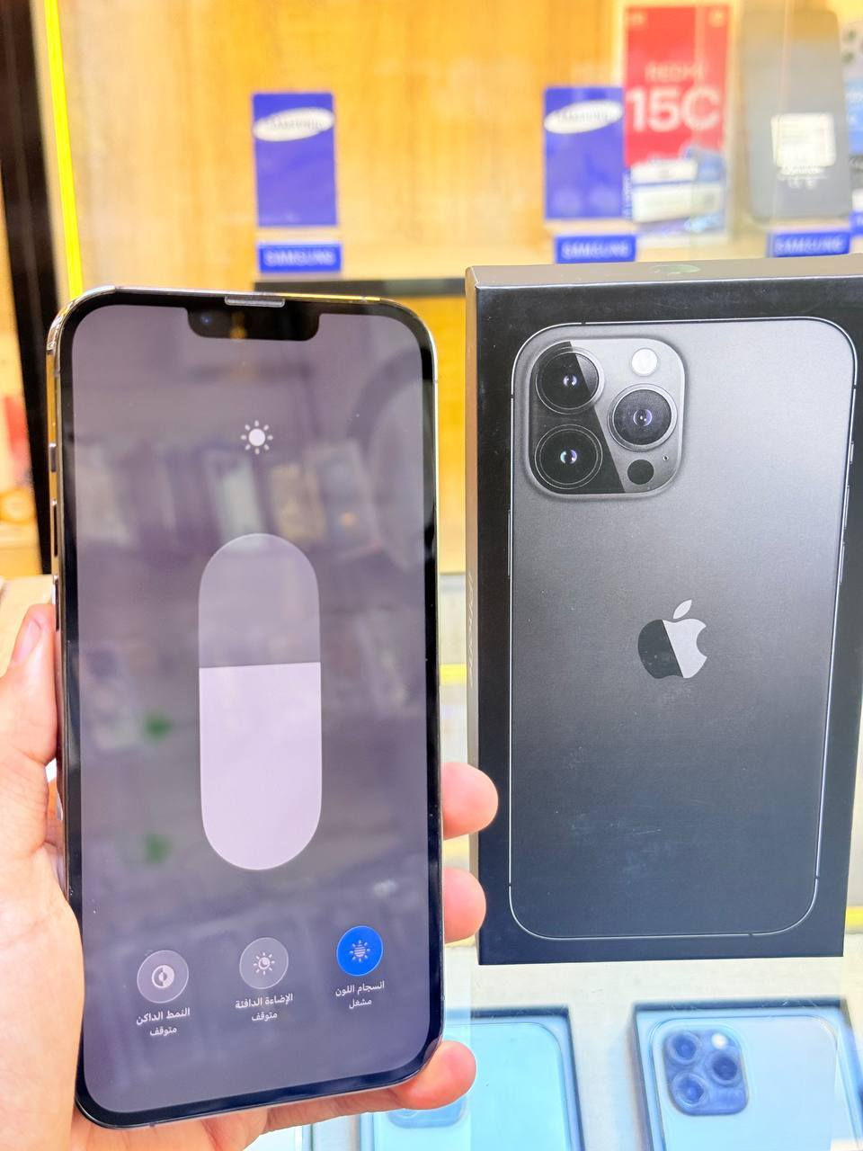 🛑🛑 تحديث الاسعار 🛑🛑
ايفون 13 ابروماكس ذاكره 256 بطاريه 91 لون مميز نضافه 100‎%‎ حاله حال الجديد ممبدل بي شي وتر بروف عل حاسبه كله نورمل وبي ضمان 5 ايام فحص واستخدام نموذج M الاصلي  مكاني بغداد البياع شارع 13 مركز الريس للموبايل 
السعر690 الف 
***********
