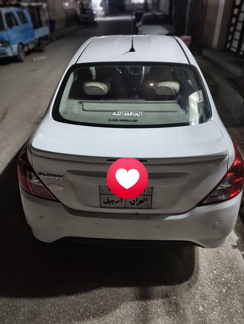 🌟 سلام عليكم
نيسان صني هندي بليته زركه
- موديل 2021
- ماشيه 126 (قابل للزيادة)
- قطعتين فقط بدون صبغ
- سنوية 2026 .6
- رقم أربيل
- السعر: 110 وبيه مجال قليل
- مكاني: نجف
- للتواصل: *********** (واتساب)
