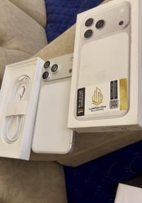 ايفون 17بروماكس شريحه ذاكره 256 مغلف PPF اول ماخذته صارله بطارية 🔋 100...