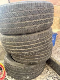 تايرات تاهو برايمر جديد وكالة مال سيارة بلادي سعرهن 350 الف نضيفات جدا...