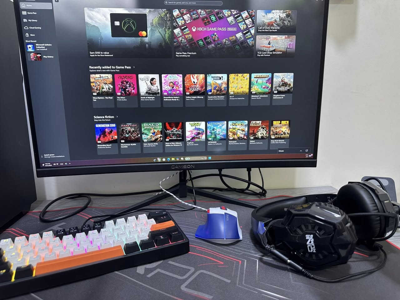 للبيع كاملة ب مليون و 200 الف
i5 12400f
 ram 16 3200 lexar 
m.2 512 lexar asus h610m k kd4 rtx 306012 asus Ps 650w azza

شاشة جديدة نوع GAMEON حجم 27 180hz
ميز جديد + كرسي + يو بي اس 

وياها حساب ستيم بيه لعبة بلاك اوبس 7 
وحساب game bass بريموم مفعل شهر

العنوان بغداد 

*********** واتساب
