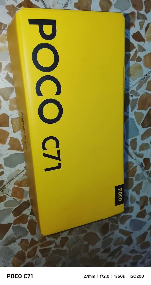 السلام عليكم  مبايل    poco c71
ذاكره 128
 حجم الشاشه 6. 8 منوع LcD
 من فذ الشحن تاي بسي  
مزود اب بصمه جانبيه سريعه الستجابه
البطاريه اب حجم 5200ملي 
 يدعم دبل سيم كارد
الكامره 32Mp
كامره ال سي لفي 8.Mp
ملاحضه الجولا مستاخدام 3اشهر 
ما م بدال  اي شي بي 
السعر 125  فل موصل حي سومر   ملاحضه ال شاشه مخدوشه خدش بصيط 🫡🌹


**إذا كنت صاحب هذا الإعلان وتريد حذفه لأي سبب، رجاءا أرسل رسالة إلى الدعم الفني**