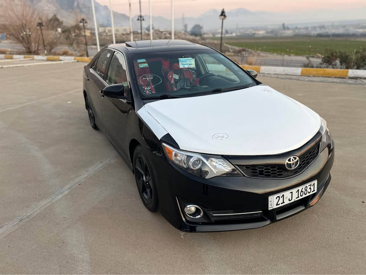 کامری ٢٠١٢  مەواسەفات se سلایت    کوشن کارەبایی  دژە خلیسک گێر حادی و تۆماتیک تەحدیل سورحە فۆیۆم و بلوتوس و جەندەها مواسەفاتی تر
سەنەوی و تایەی تازەیە گێر و مەکینە بە شەرت وەکوو بۆیاخ  بەس بۆنیت بۆیاخە  بێ ناوەوەوە
شوێن :رانیە
***********vibar w wats app
*********** رانية, السليمانية
