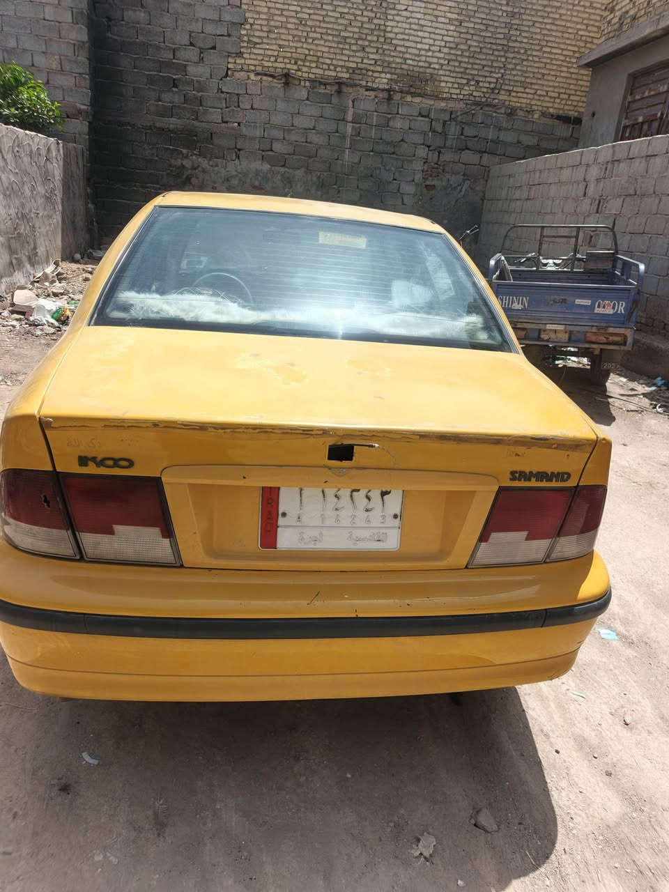 السلام عليكم سياره سمند للبيع حداديه كامله تخم تاير كير ومكينه كورلا معمره كلها خياسات مابيها رقم الماني سنويه عظم عاج مكاني طويريج اكفل بس عشاير وسرقه راعيها مااندله سعر 16
***********
