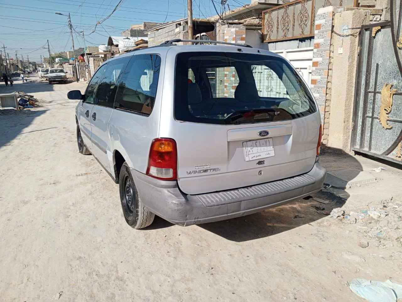 السلام عليكم للبيع فورد وندستار موديل 2002 محرك 6 سلندر بلادي مكفولة ما بيها لا ضربة ولا صبغ مكينة وكير مكفولات لا تبغير ولا تنقيص تخم تاير جديد سيارة جاهزة وخير من الله السنوية لل 28 تنتهي السعر 38 ورقة بيها مجال بسيط المكان بغداد يا اما الناصرية الشراي يتصل ***********
