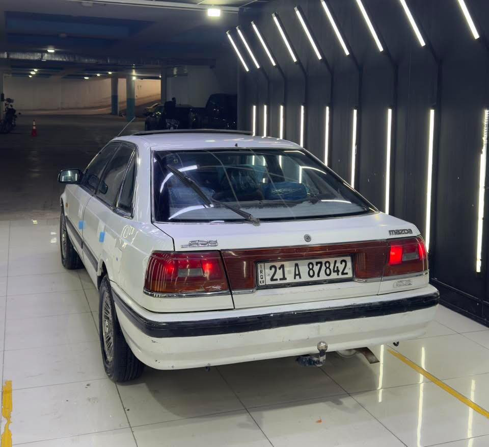 مازدا 1988 كفالة عامة ✅
شرط السياره بدون ضرر كلش حلوه 💯
تخم تاير جديد شادلها + صدر امامي خلفي جديد 
سلايت شغال + قفل مركزي + جامات 4 كهربائي 
محرك 12 بخ گير محرك بشرط كلش نضيف 
رقم سليمانية رقم سنويه هزه كله جديد لحد 2031
شرط برغي نقص مابيها جاهزه للاخير ✅
شرط تحويل غرامه 〽️
عنوان ⇦ كلار قضاء سليمانية 📍
السعر ⇦ 40 وبيها مجال 💵💸
الهاتف ⇦ ***********
