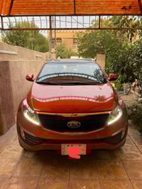 كيا سبورتج ٢٠١٣ خليجي  فول مواصفات  رقم بغداد جديد مميز أربع ارقام بدو...