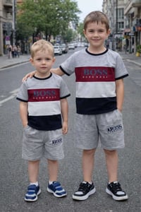 تراك برمودا ولادي • قطن ناعم • مقاسات ٢-٨ سنوات