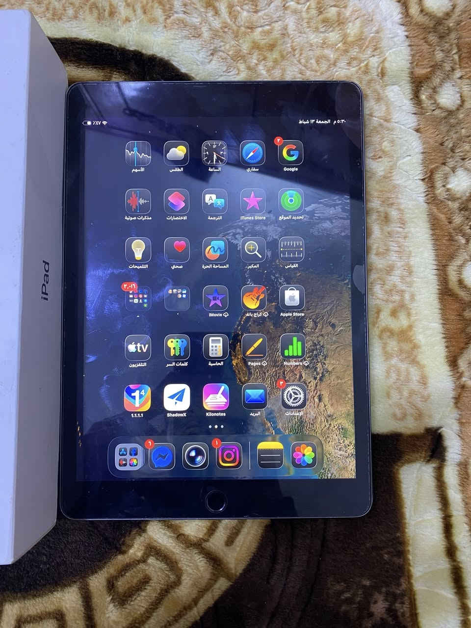 السلام عليكم ايباد 9 ذاكرة64 للبيع وتجي وياه الكارتونه فقط وبي خدوش بالضهر شوي السعر250 الف مكاني ديالى الخالص


**إذا كنت صاحب هذا الإعلان وتريد حذفه لأي سبب، رجاءا أرسل رسالة إلى الدعم الفني**
