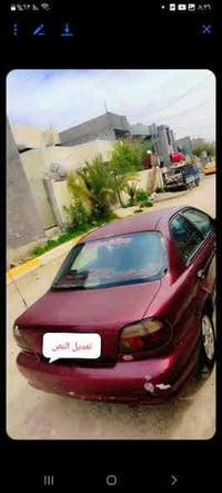 كيا سيفيا موديل 2001 مصبوغه حزام للجماليه بدون بدون ضربه الباقي كله بل...