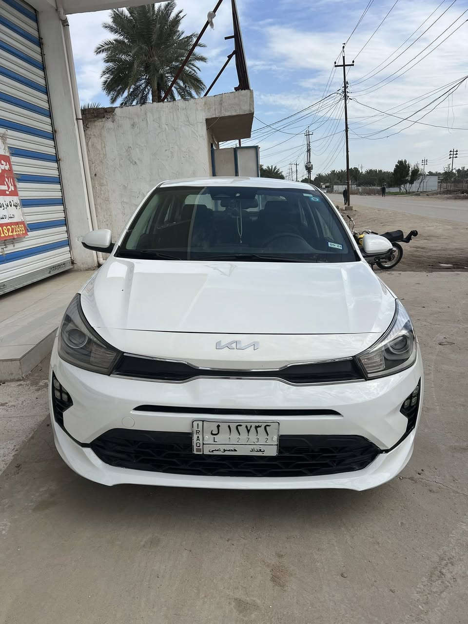 سلام عليكم كيا ريو موديل 2022فول حادثه موضح بلسونار + بيه بارد بلجاملغ  والباب الايمن 
السعر 128
رقم التواصل ***********
