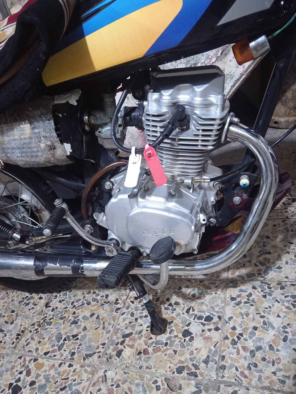 سلام عليكم موطور جديد شاصي20 امتياز وتعمير 25اصلي كله جديد مكان واسط نعمانيه مو شراي لايخابر سعر خاص ***********
