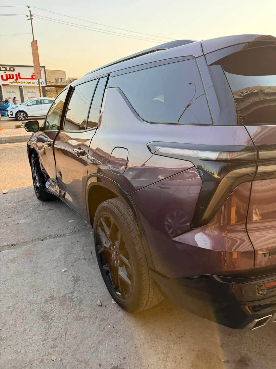 شوفرليت ترافرس(RS) فول للأخير ومواصفات ال Rs موديل2024 (بلاك توب)  شهداء بغداد
_صور  الحادث ورقم شاصي مرفقة مع الصور (سياره ع وضعه مامصلحه 

_ سياره ماشيه23 الف .  _محرك 4 (2500) تيربو  

موصفات RS(_فتحتين (بانوراما) _خمس كامرات 5 ـــــ 360 درجه _كامره خلفيه أثناء قياده _رادار امامي خلفي جانبي _تنبيه  استشعار رادارات شاشه صغيره امام السائق تحديد مسار _كاميرات جانبيه خلفيه اماميه _ خمس بصمات ابواب  -كشنات منفصل vip جلد وباقي المواصفات معروفة 

مكان سياره ميسان لعماره 

***********
