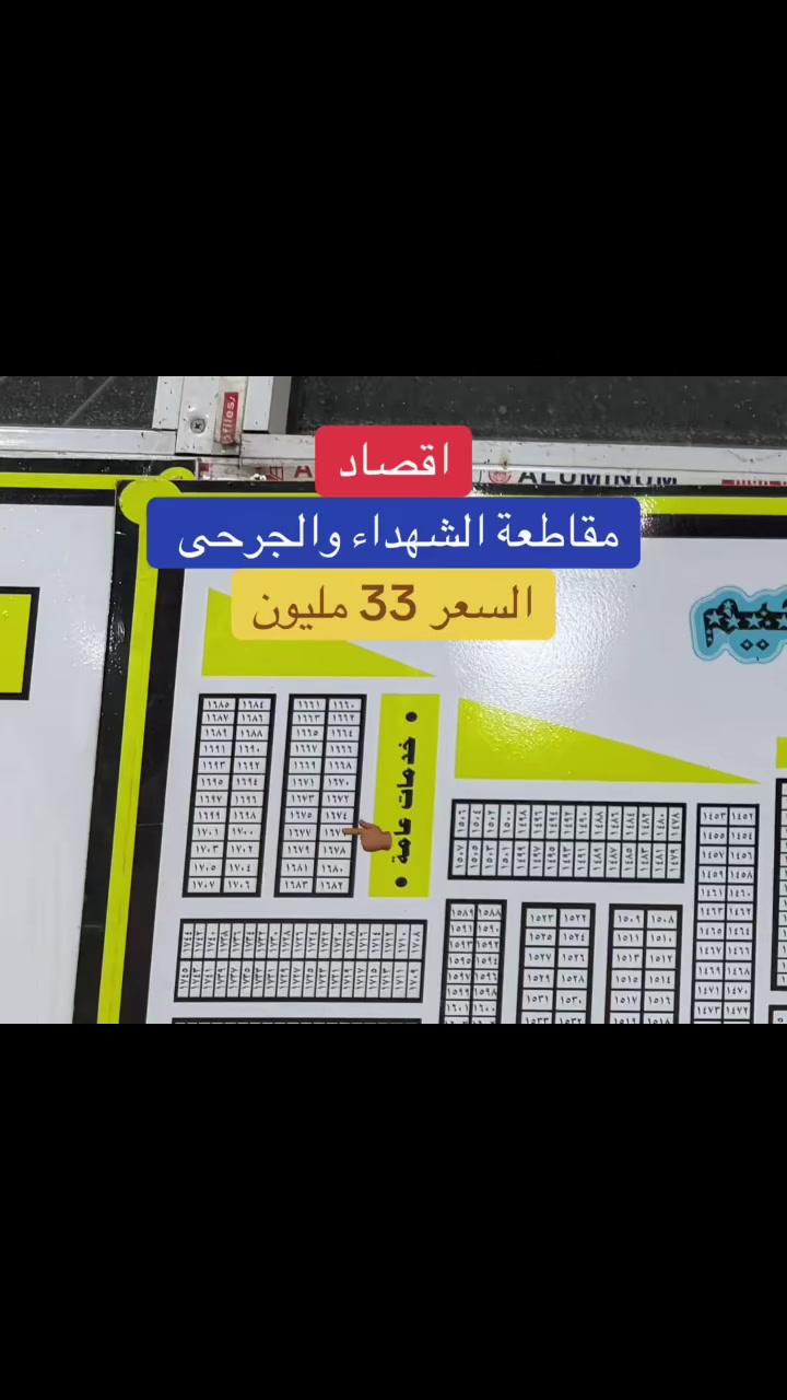 #عروضنا_تختلف 
تابع الصفحة لتصلك أول أخبار الناصرية العقارية
اقصاد مقاطعة الشهداء والجرحى السعر 33 مليون 
بادارة محمد السيلاوي
***********
***********
