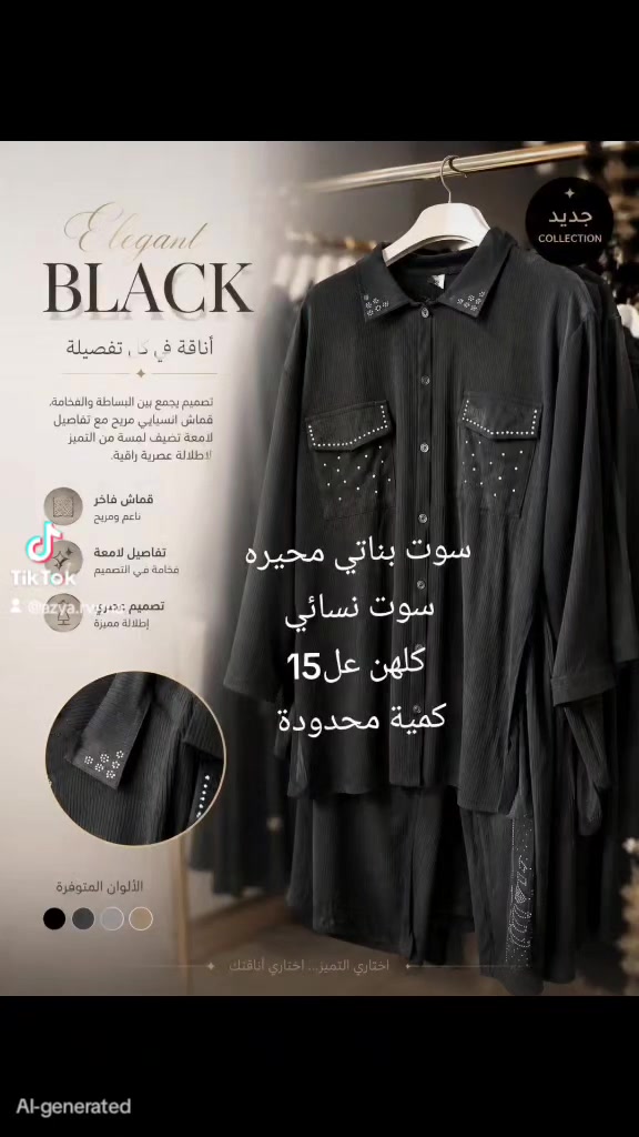 قبل كلشي
                   تكدرون 👇👇
      تصلون على محمد وال بيت محمد
اللَّهُم صلِّي وسلم  على نبينا مُحمد وعلى ال بيت محمد ﷺ
                🌹🌹🌹🌹🌹🌹🌹🌹🌹
                                       بلش موسم تفليش الاسعار🥰
#_من25000   تم تخفيض السعر الى15000
🥰😍❤️❤️❤️
ادوخكم بل عروض🤪
   كل يوم توصلنا بظاعه جديده والعروض عدنا متخلص
ارخص الاسعار انبيع🥰🥰
سوت  نسائي و سوت محيره
                            خامايه  درجه اولى
لبسته كلش حلوه 😍 والخامه اتجنن ♥️
اكو اكثر من موديل 🔥

        🌹لسنا الوحيدون لكننا ألأرخص والاجمل 🌹 مانريد كلش ماعندكم ❤️❤️
نريد تعليق كلمه الله يرزقك ❤️❤️❤️

#تخفيضات_تخفيضات لفتره محدوده ❤️❤️

      

تابعو جميع موديلات تجنن 🥰🥰
✍🏻العنوان /حلة ـشارع كراغول مقابل مول أهل الخير نادر 
واتساب ***********
علما كميه محدوده
