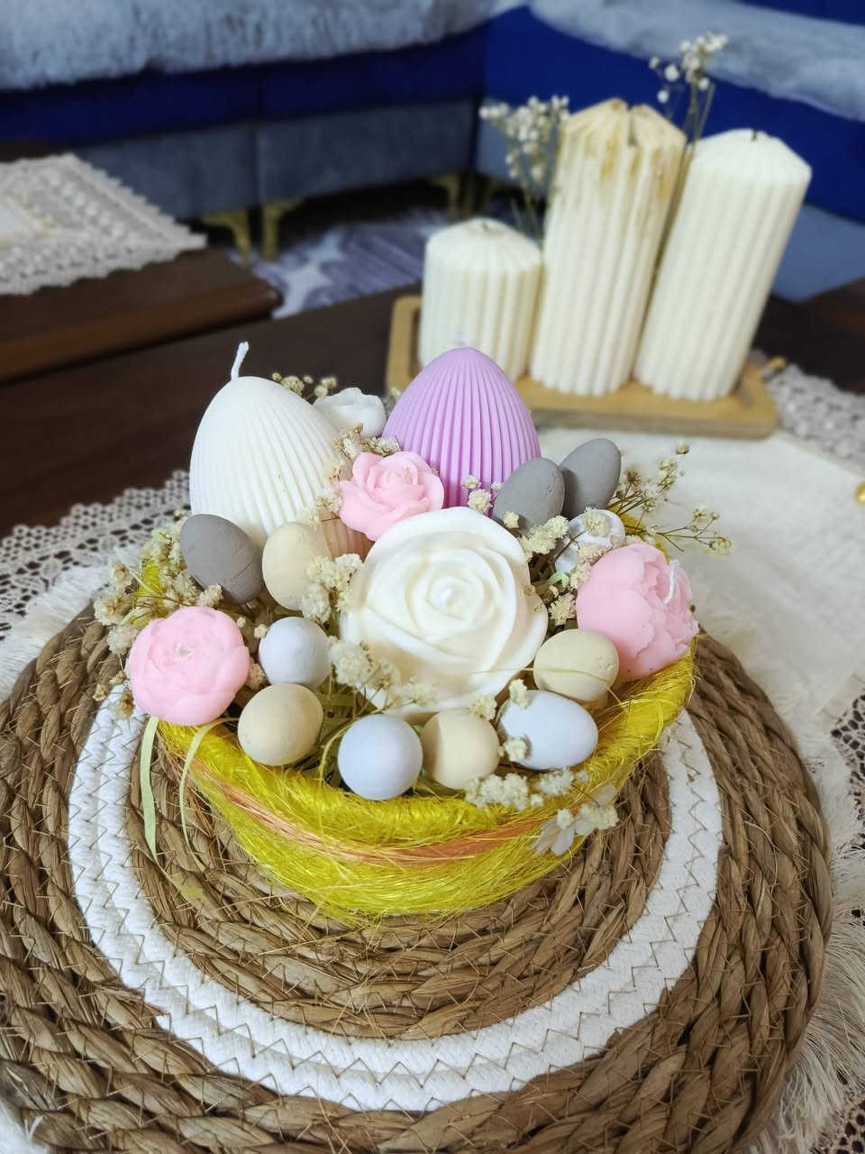 لان دائمآ اسويلكم ابداعات مميزه وتناسب ذوقكم ومناسباتكم توفرت سلة شموع بيض متوفر جميع الوان ومتوفر احجام السلات وحسب طلبكم للحجز قبل اسبوع😍🫶


**إذا كنت صاحب هذا الإعلان وتريد حذفه لأي سبب، رجاءا أرسل رسالة إلى الدعم الفني**