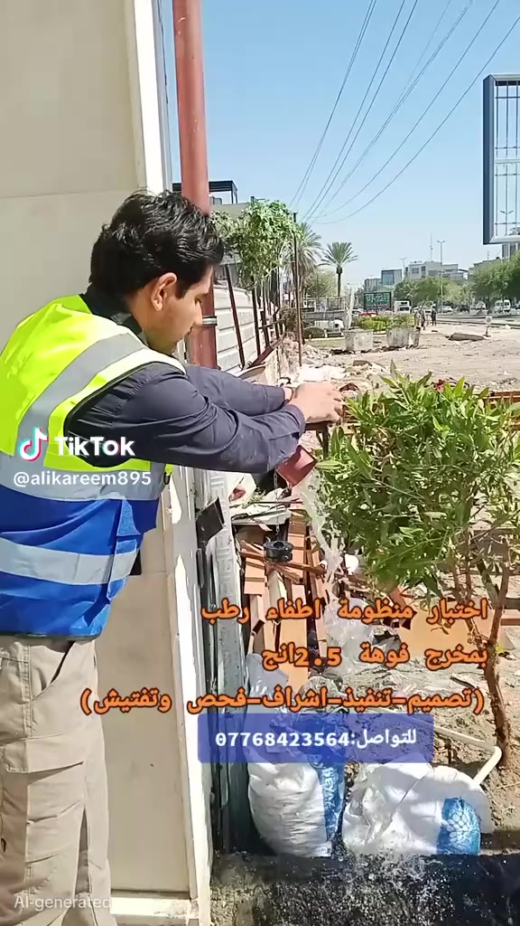 سلام عليكم احنه شركه مال منضومات حريق تجهيز وتنفيذ اي عمال اتخص الحريق احنه انشاء الله نكدر انكملها الكم رقم الهاتف ***********
