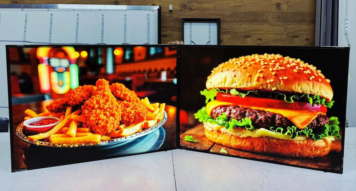 قطع إعلانات لد بوكس قياس 50*70 جاهزه للبيع  صناعه تركيه التسليم فوري الطبع على قماش ledbox  السعر 75 الف متوفره هذه الصوره فقط لطلب صور أخرى اقل طلبيه 5 قطع والاستلام خلال 5 أيام مع ضمان سنتين  للحجر إعلانات الحكيم ***********
