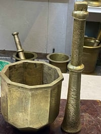 البيع هاون قطعة تحفة قطعة تخبل يهودي قطعة من نوادر قياس ١٢ وزن فوك ٣ ك...