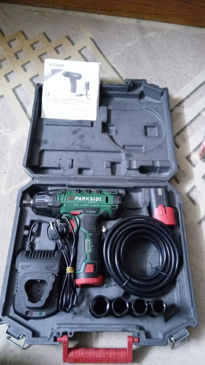 دريل لقمة بارك سايد  اصلي جديد يشتغل  بطارية وعل جداحة مال سيارة٧٥ الف مجال بغداد ***********
