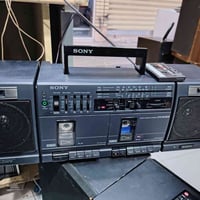 مسجل كاسيت ماركة سوني صناعة 1988 نظيف لوك بالباكيت غير مستعمل دبل كاسي...