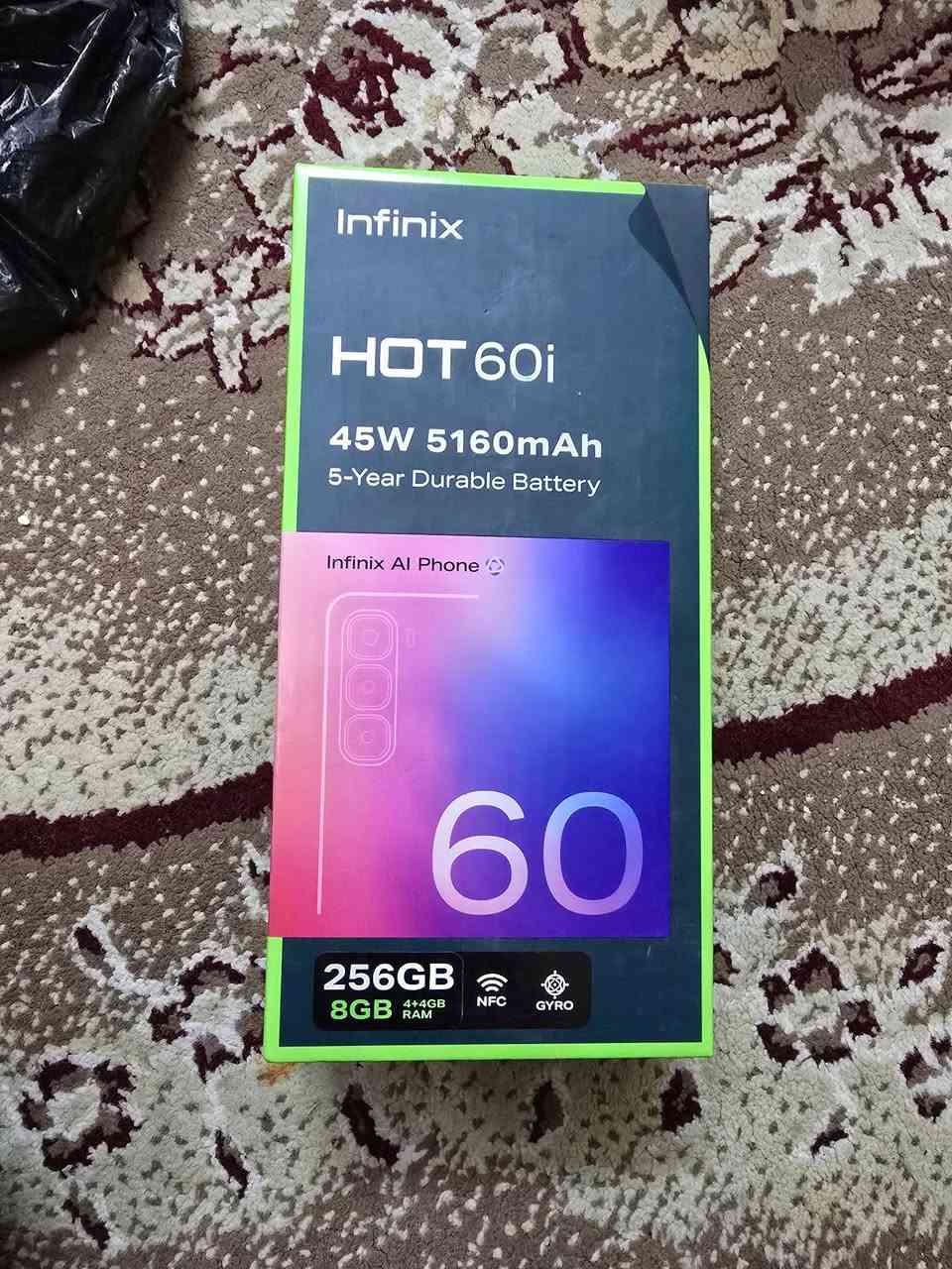 السلام عليكم ورحمه الله

انفنـــــــكس نـــوت 60 i

الــذااكراة 256

الـــرام (( 8 ))        وليس 4

الجهاز مستخدم أسبوع   

نظافة الجهاز % 100

السعر 160 الف قفل        سعر الجديد  210 الف

العنوان بغداد  

اتصال او واتساب   ***********
