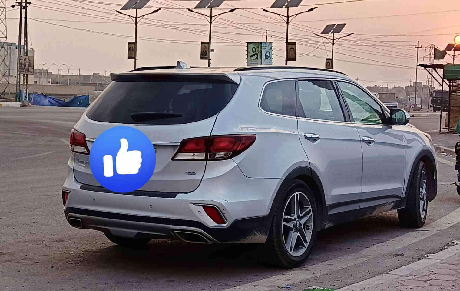 سلام عليكم
سنتافي گراند موديل 2017
بغداد بأسمي 
فول مواصفات 

ليبل واحد 
سياره جديده
١. بصمة 
٢. محرك ٦ سلندر  
٣.كشنات كهرباء 
٤. تدفئة وتبريد كشنات أمامية وخلفية 
٥. شاشة جبيرة و حساسات امامي وخلفي 
٦. رادرات تحديد مسار 
٧. كشنات جلد 
١٠. جنطة كهرباء 
١١. لايت لد و زنون 
١٢ . ٧ راكب 
١٣. ٣ قطع تبريد 
١٤. أنظمة قيادة
