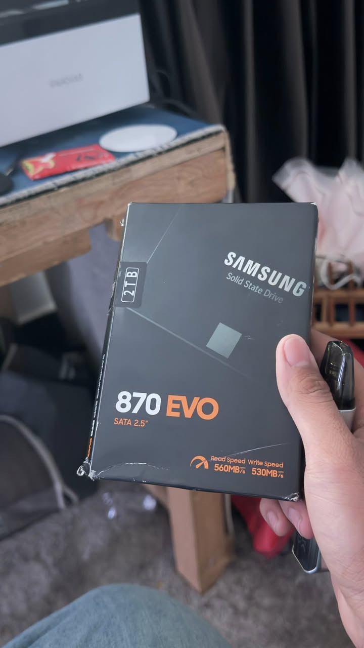 السلام عليكم عيني عندي هارد سامسونج ssd 2تيرا ممفحوص ابيعلك اياه فحم سعره 140وبيه مجال مكاني بغداد وعندي توصيل


**إذا كنت صاحب هذا الإعلان وتريد حذفه لأي سبب، رجاءا أرسل رسالة إلى الدعم الفني**