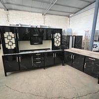 خزائن مطبخ • ٢.٥م مع سنك • توصيل محافظات