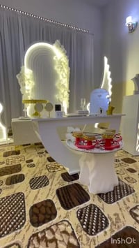 على بركه الله افتتاح مكتب ليال للكوشات والجمال باالترتيب ✨️بتفاصيل ناع...