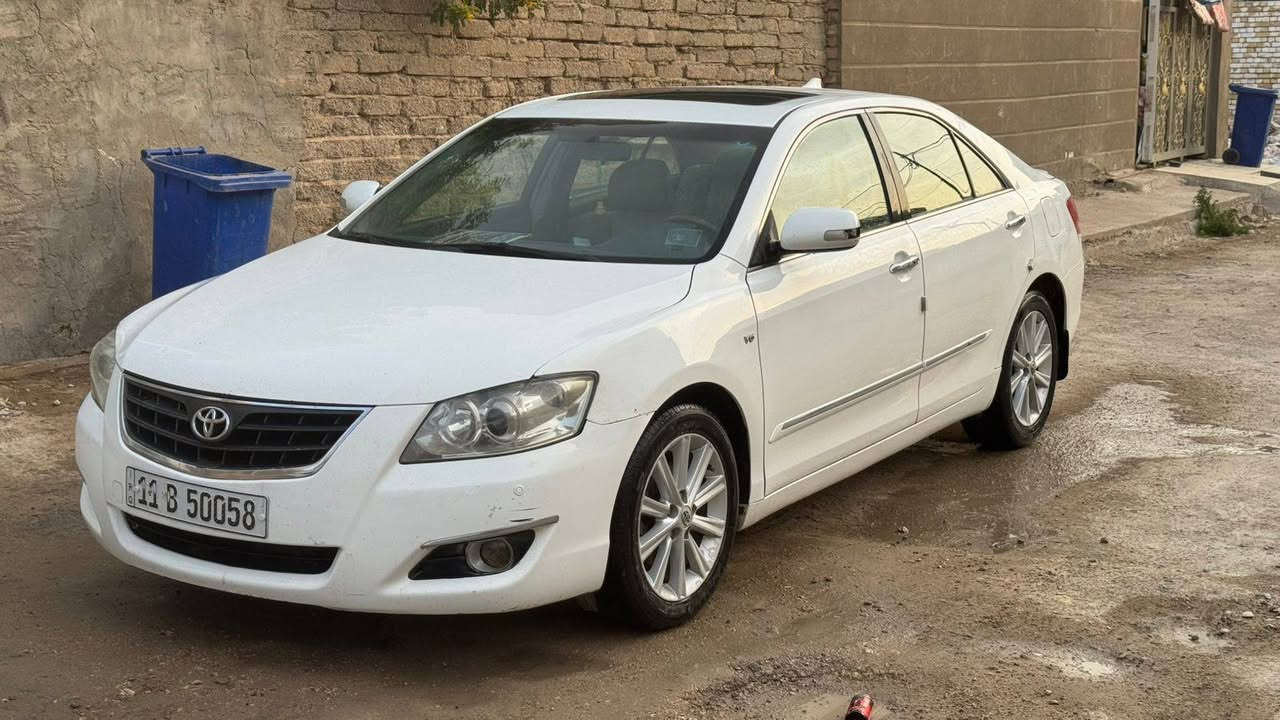 السلام عليكم
للبيع 
تويوتا أوريون 2009 ليمتد فول مواصفات 
رقم بغداد مكان السيارة بابل الهاشميه 
المواصفات بصمة ابواب +تشغيل 
فتحة 
بردة خلفية كهرباء 
كشنات الامامية كهرباء 
شاشة اندرويد كامرة خلفية دوارة 
حساسات خلفية 
تحكم ستيرن مع كروز سرعة 
عينة ليزرية مع شاشة كشف العطلات 
تخم تاير حدادة كير محرك خير من الله 
تبريد قطعتين شغال 
السونار مرفق 
السعر 108
‏‪***********‬‏
