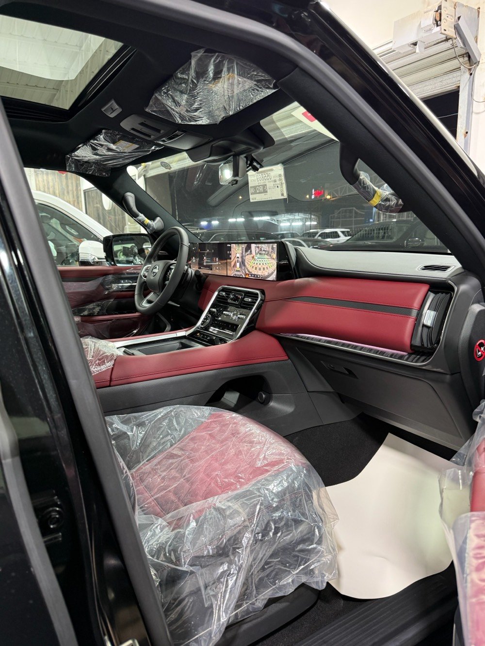 باترول بلاتينيوم 6 سلندر تنفس طبيعي 2026 بغداد ضمان السور فول 1/1 داتا شو عرض على الزجاج كراسي مساج رادارات داخل احمر فور ويل حار بار شاشات 5 كامرات جنطة كهرباء