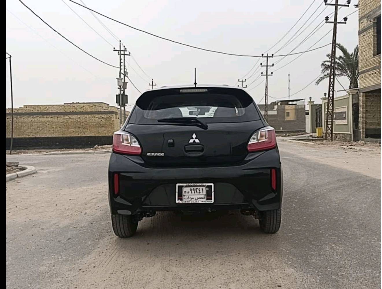 ابوالخصيب حي العسكري متسوبيشي ميراج مديل 2024سياره زيرو حادثها مبدل مدكر ايسر محرك 1200ثلاثه سلندر سياره زيرو حساس رادر تحكم مانع استدام