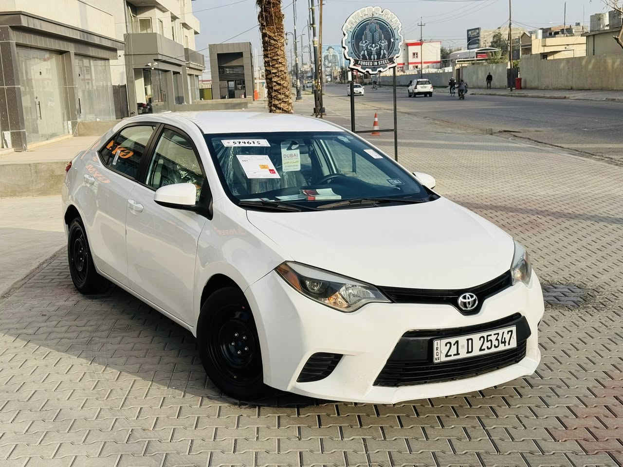 كرولا موديل 2016 امريكي ابيض ثلجي ژينكة سنوية هزة رقم كلها 2030 سيارة  بي جاملغ سكن امامي صبغ ويا ربع باب باقي مكفلول كفالة بدون حالوب بدون تعديل بدون رصعة سعرها 140 بي مجال بسيط عنواني كركوك ايسكان 
اسيا   :   ***********
