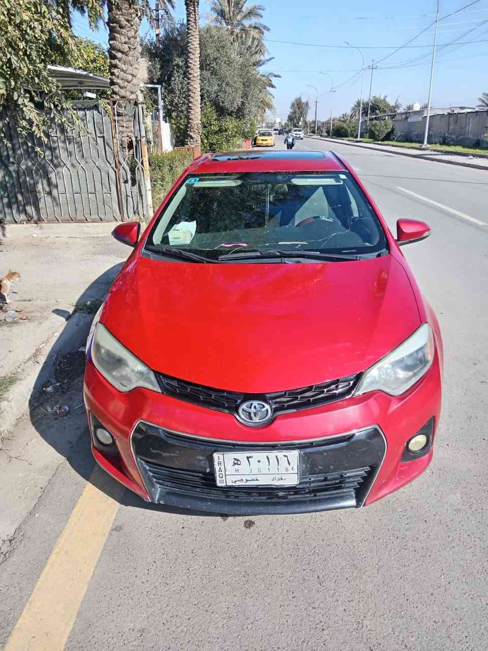 السلام عليكم ورحمة الله وبركاته 
كورلا امريكي موديل 2016 
المواصفات شفتات سرعة 
فتحة سلايد روف
تحكم ستيرن 
كشنات تدفئة
اشاير مري
ويلكب 
باتري جديد  
تبريد ثلج بيانو 
كامرا خلفيه 
مكينة 2000 
مكفوله كفالة عامة 
ملاحظه طخات بالجاملغ الخلفي يمين ويسار وضع امريكا 
محرك كير كفاله 
الصدر نص عمر 
السياره بيها حالوب بالقمارة فقط
شرط التحويل 
وقم الهاتف/
***********
السعر  122 بيها مجال 
مكان بغداد العامرية
