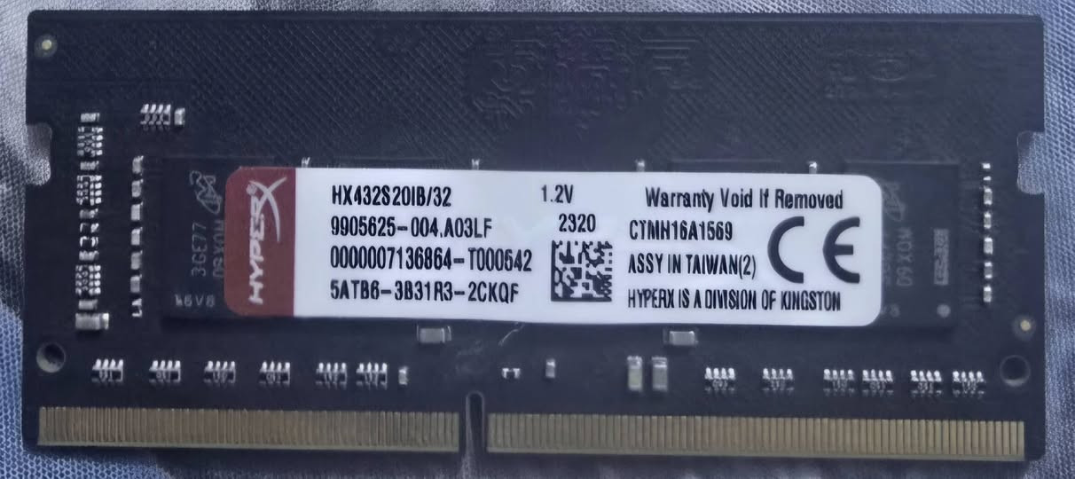 رام لابتوب هايبر اكس 32GB 3200 شغال ١٠٠%
السعر ١٥٠ الف توصيل موجود


**إذا كنت صاحب هذا الإعلان وتريد حذفه لأي سبب، رجاءا أرسل رسالة إلى الدعم الفني**