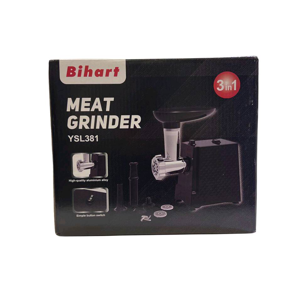 عرض خاص  مفرمة لحم كهربائية 3 في 1 من Bihart
السعرر جوة السوك 
فرم اللحم بكفاءة مع قدرة 1800 واط 💨
مزودة شفرات ستانلس ستيل وأقراص فرم 5 و7 مم 🔪
ملحقات للسجق وصينية تعبئة لسهولة التحضير 🍖
تصميم ثابت مع ضجيج منخفض وقواعد مانعة للانزلاق 👍

جاهزة لكل وصفة بسهولة وسرعة! 🍴