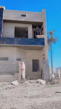 تغليف واجهات • حجر الحلان • استلام مهندس