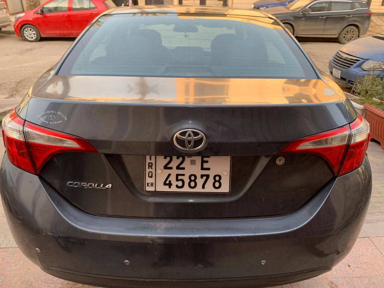 سلام عليكم كورلا موديل ٢٠١٦ وارد امريكي قطع صبغ بدون دواخل
مكينه كير تبريد خير من الله 
ماشيه ١٣٠ الف 
رقم اربيل ب اسمي اتريد وكاله اتريد تحويل اني حاضر 
السعر 95 ورقه وبيها مجال 
غير متواجد ع فيس 
مكان بغداد شارع فلسطين 
***********
