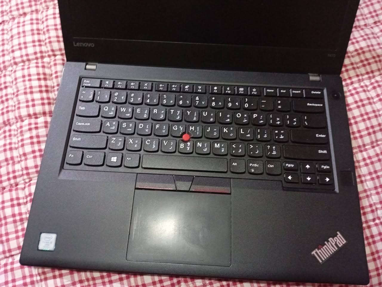 🖥لابتوب  لينوفو Lenovo ThinkPad 
📍النضافه 96%
📍معالج كور i5من جيل سابع  الهارد قابل للتطوير )  ذاكره الجهاز GB256قابل لزياده ذاكره عشوائيه 8GB ++معالج SSDسريع 
🪫يحتوي علا بطاريتين داخليه وخارجيه حاله البطاريه 96%
📍يحتوي علا منافذ USB+تايبسي +منفذ الشحن+منفذ LAN++منفذ HDMI+منفذ بيت الرام 

📍شاشه فول HD كارت شاشه مدمج 
📷يحتوي علا كامره  +بصمه قفل حمايه 

📌كامل ملحقات جنطه +ماوس+ شاحنه 
📍يستعمل الابتوب في  البرامج المكتبيه والدراسه 
وبرامج الامن السيبراني والاتوكاد  والبرامج الهندسيه 
والتصميم  
📍لابتوب مستعمل شي قليل اقلاع طياره 
💰📌سعر لابتوب 200 الف


**إذا كنت صاحب هذا الإعلان وتريد حذفه لأي سبب، رجاءا أرسل رسالة إلى الدعم الفني**