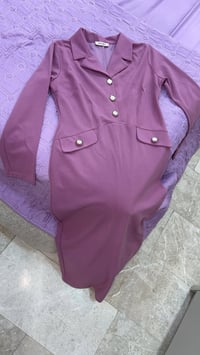 فستان نيلي • فستان بنفسجي • قياس ٣٨